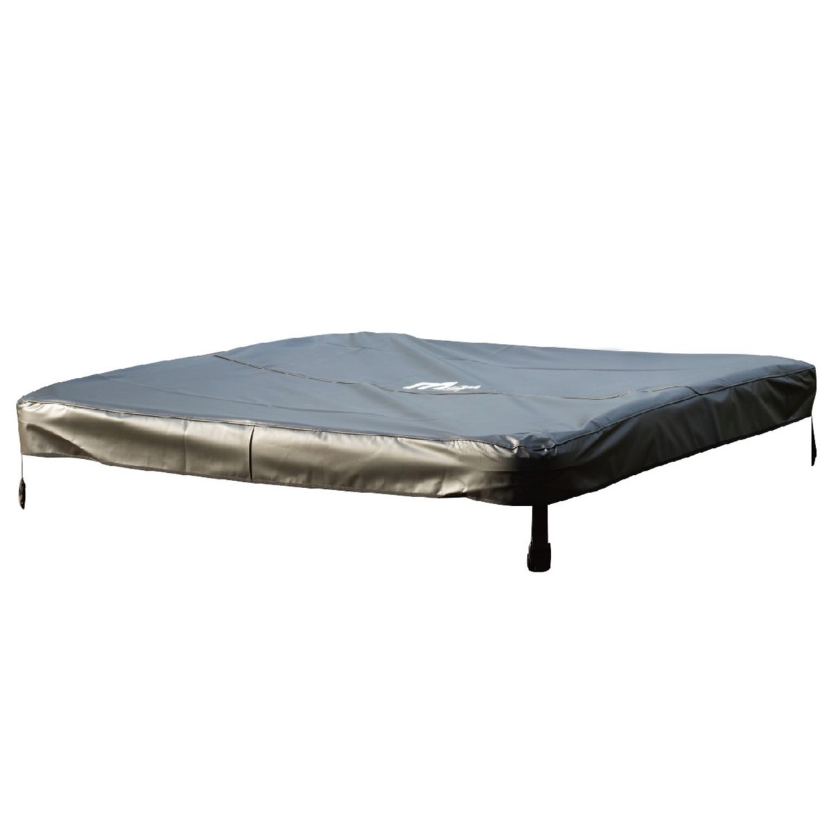 MSpa Oslo Frame Series Square Rigid Hot Tub – 6 Person, 304 Gallon, 140 Air Jets Plus Hydro Jets, UVC and Ozone (F-OS063W)