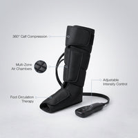 Pneumatic Compression Leg Recovery System Foot Massager for Circulation and Relaxation Calf Massage Reduce Muscle Tension Device — infographic