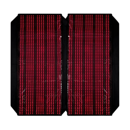 Nicebeam Full Body Red Light Therapy Bag, 7,560 LEDs, 660 nm and 850 nm, Zip-Around Two-Panel Wrap with Adjustable Brightness, Pulse and 60-Minute Timer, Two Sizes