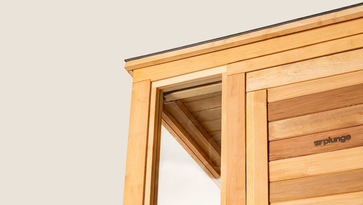 Plunge Sauna — 4-5 Person Traditional Cedar Sauna