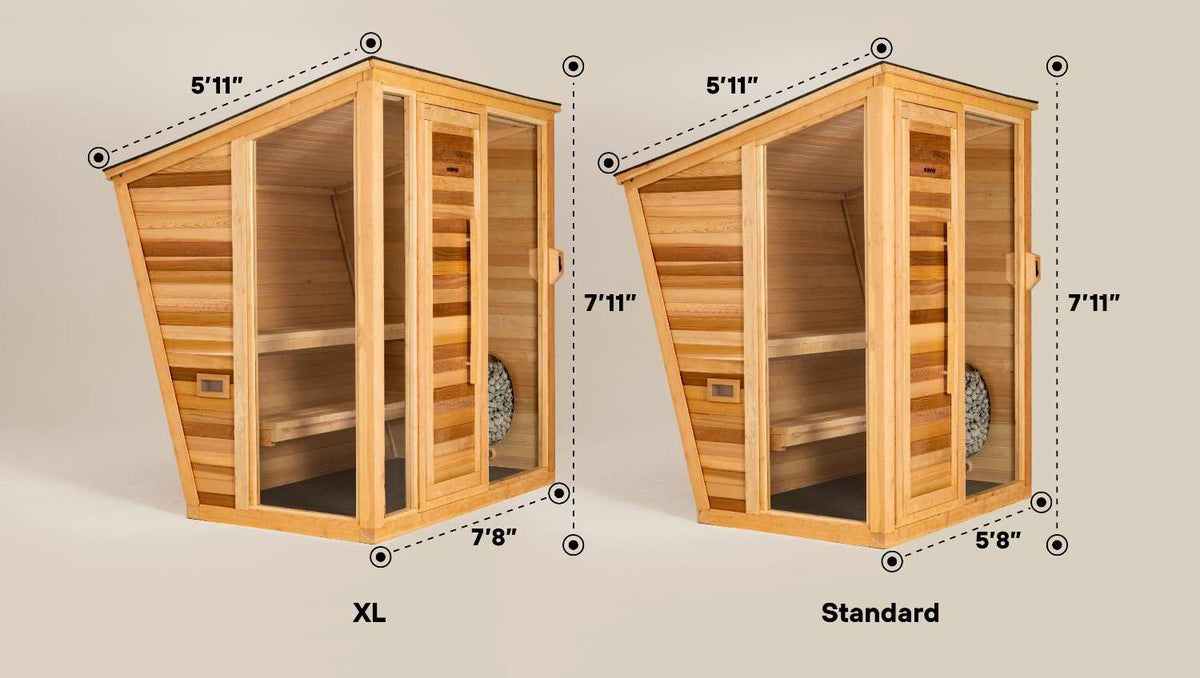 Plunge Sauna — 4-5 Person Traditional Cedar Sauna
