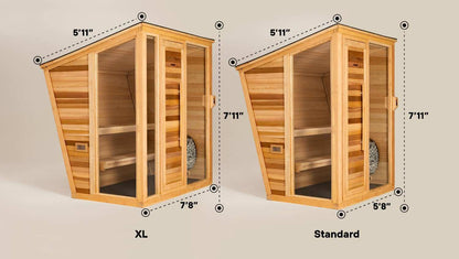 Plunge Sauna — 4-5 Person Traditional Cedar Sauna