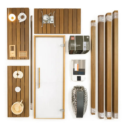 Carbon Smart Saunas - 8' x 9' x 8' - by Finnish Sauna Builders