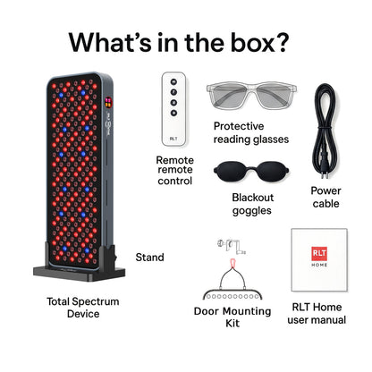 RLT Home Total Spectrum COMPACT Red Light Therapy Panel, 7 Wavelengths, 216 LEDs