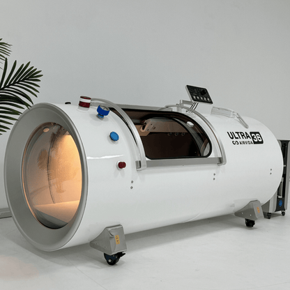 Airvida Ultra Hard Shell Lying Hyperbaric Chamber — 1.3 / 1.5 / 1.7 / 2.0 ATA, Three Widths