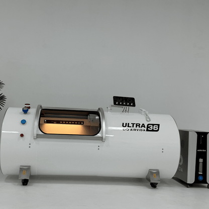 Airvida Ultra Hard Shell Lying Hyperbaric Chamber — 1.3 / 1.5 / 1.7 / 2.0 ATA, Three Widths