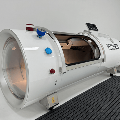 Airvida Ultra Hard Shell Lying Hyperbaric Chamber — 1.3 / 1.5 / 1.7 / 2.0 ATA, Three Widths