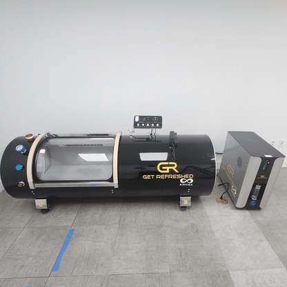 Airvida Ultra Hard Shell Lying Hyperbaric Chamber — 1.3 / 1.5 / 1.7 / 2.0 ATA, Three Widths