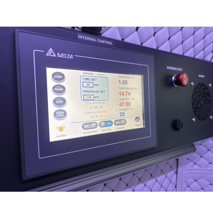 Airvida Phoenix Multiplace Hyperbaric Chamber — Hard Shell, 2.0 ATA, BIBS, Expandable to 6