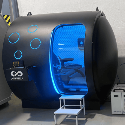 Airvida Phoenix Multiplace Hyperbaric Chamber — Hard Shell, 2.0 ATA, BIBS, Expandable to 6