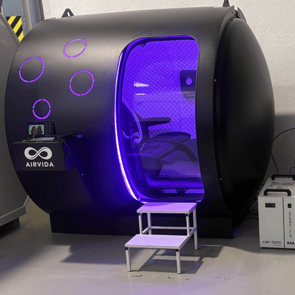 Airvida Phoenix Multiplace Hyperbaric Chamber — Hard Shell, 2.0 ATA, BIBS, Expandable to 6