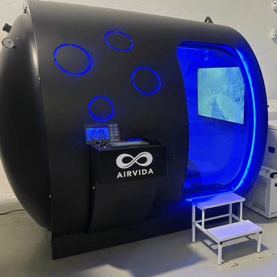 Airvida Phoenix Multiplace Hyperbaric Chamber — Hard Shell, 2.0 ATA, BIBS, Expandable to 6