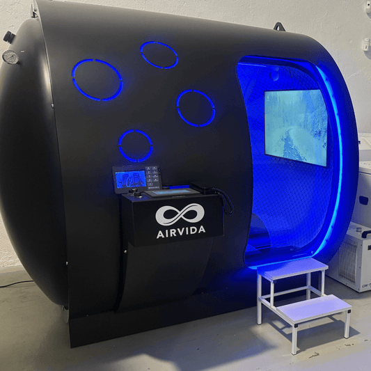 Airvida Phoenix Multiplace Hyperbaric Chamber — Hard Shell, 2.0 ATA, BIBS, Expandable to 6