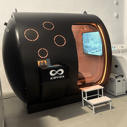 Airvida Phoenix Multiplace Hyperbaric Chamber — Hard Shell, 2.0 ATA, BIBS, Expandable to 6