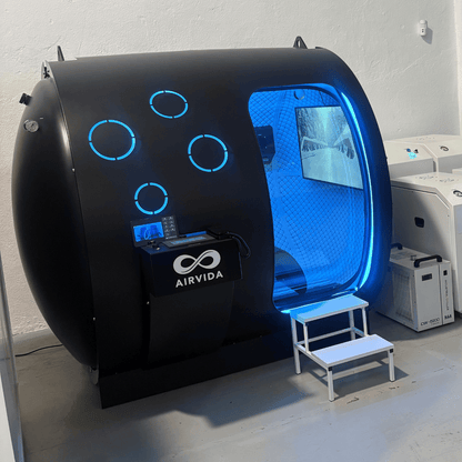 Airvida Phoenix Multiplace Hyperbaric Chamber — Hard Shell, 2.0 ATA, BIBS, Expandable to 6