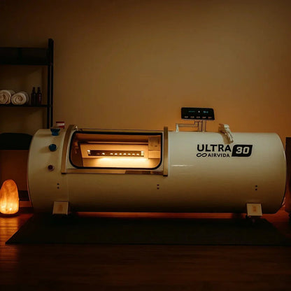 Airvida Ultra Hard Shell Lying Hyperbaric Chamber — 1.3 / 1.5 / 1.7 / 2.0 ATA, Three Widths