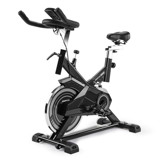 PROFLEX SPN750 II Spin Bike – 13 kg Flywheel, Belt Drive, LCD Console