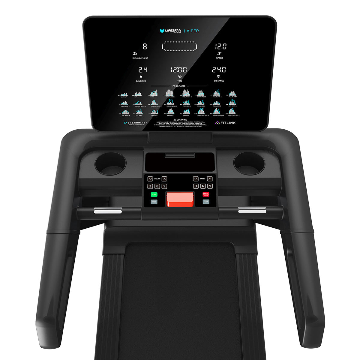 Lifespan Fitness Viper M4 – Full-Size Running Treadmill with 18-Level Auto Incline