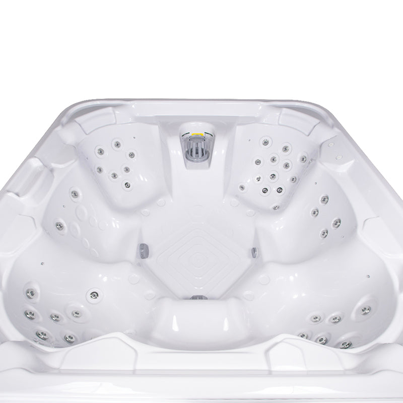 Buenospa Vacation Hot Tub – 7-Seat Spa for Rental Properties with 44 Jets, Optional Wi-Fi Remote Control (WM00835)