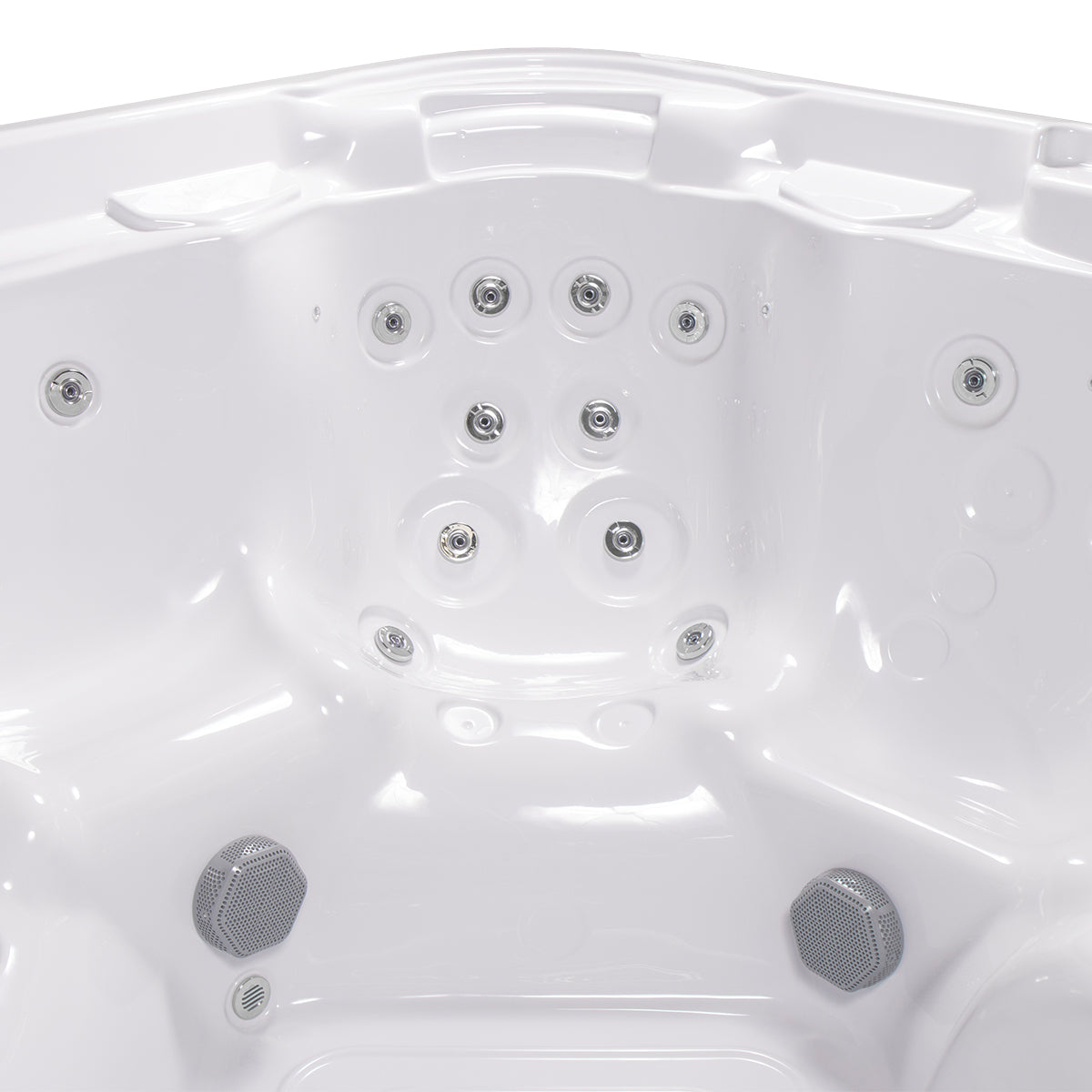Buenospa Vacation Hot Tub – 7-Seat Spa for Rental Properties with 44 Jets, Optional Wi-Fi Remote Control (WM00835)