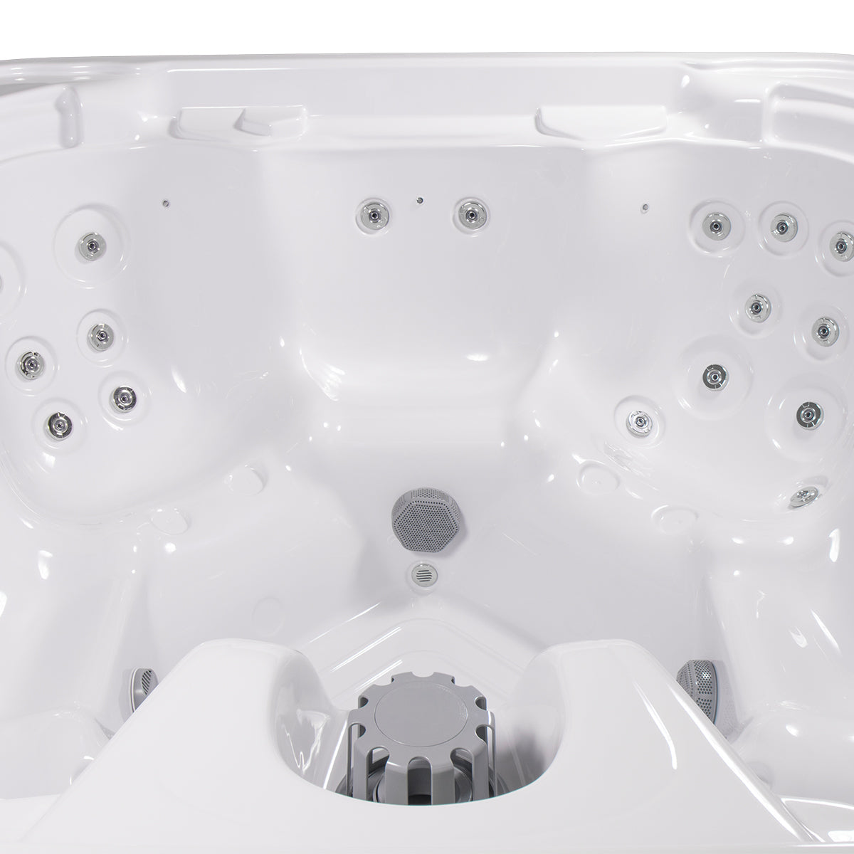 Buenospa Vacation Hot Tub – 7-Seat Spa for Rental Properties with 44 Jets, Optional Wi-Fi Remote Control (WM00835)