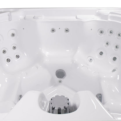 Buenospa Vacation Hot Tub – 7-Seat Spa for Rental Properties with 44 Jets, Optional Wi-Fi Remote Control (WM00835)