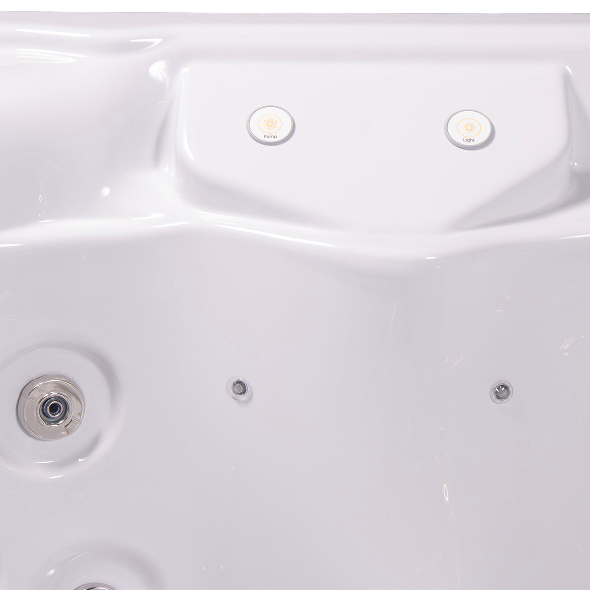 Buenospa Vacation Hot Tub – 7-Seat Spa for Rental Properties with 44 Jets, Optional Wi-Fi Remote Control (WM00835)