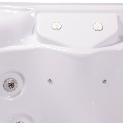 Buenospa Vacation Hot Tub – 7-Seat Spa for Rental Properties with 44 Jets, Optional Wi-Fi Remote Control (WM00835)
