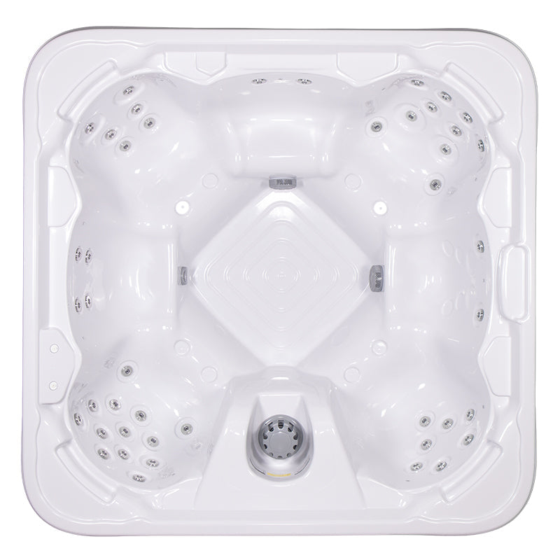 Buenospa Vacation Hot Tub – 7-Seat Spa for Rental Properties with 44 Jets, Optional Wi-Fi Remote Control (WM00835)