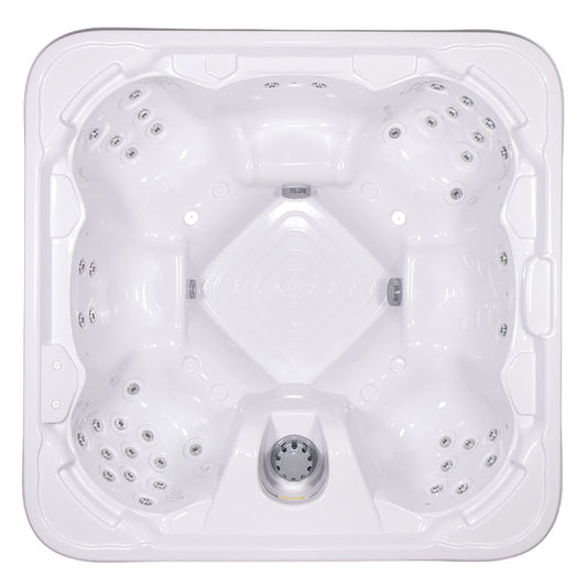 Buenospa Vacation Hot Tub – 7-Seat Spa for Rental Properties with 44 Jets, Optional Wi-Fi Remote Control (WM00835)