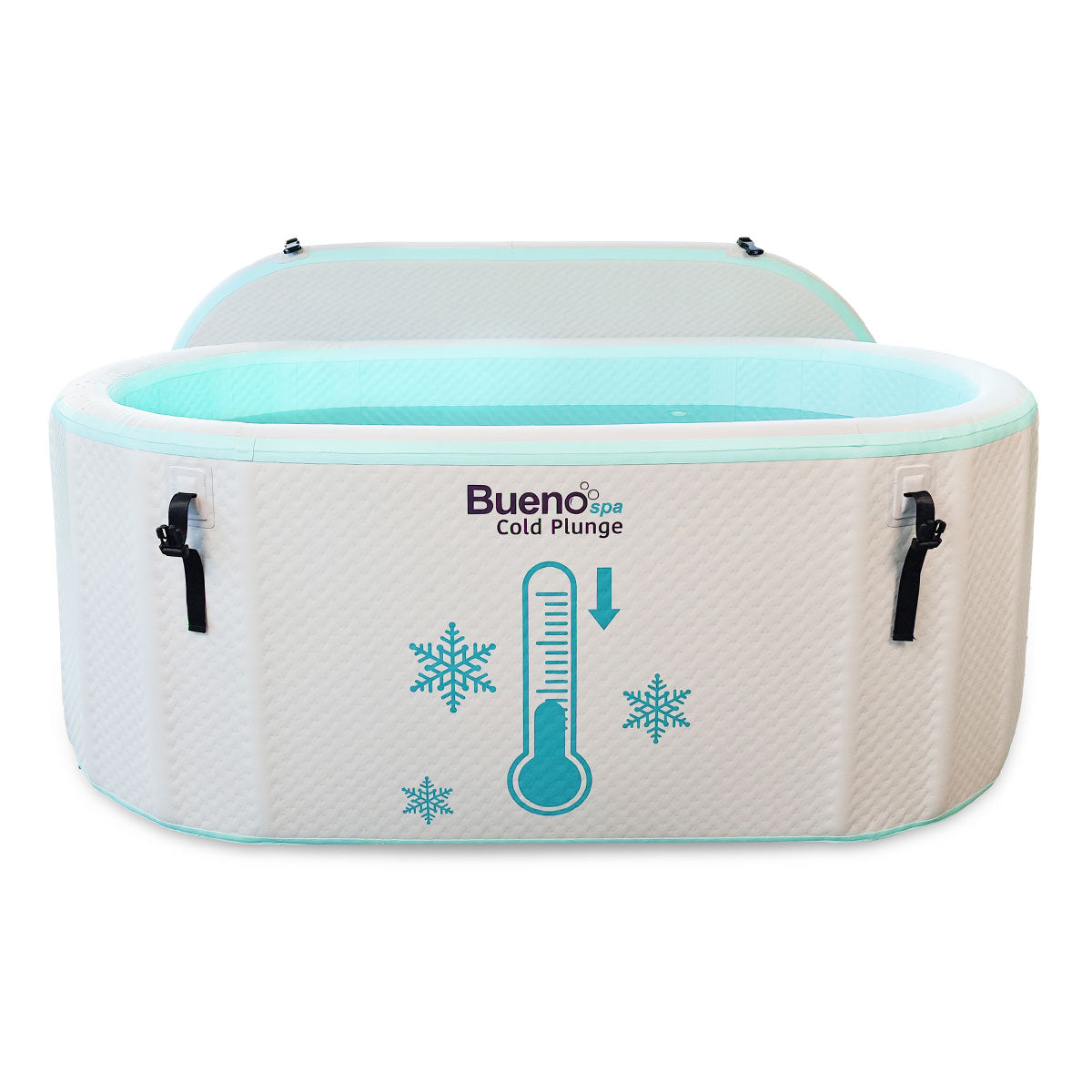 Buenospa Alaska Home Inflatable Cold Plunge Tub with Chiller/Heater – 1 Person, 66 Gallon (WM00853)