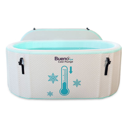 Buenospa Alaska Home Inflatable Cold Plunge Tub with Chiller/Heater – 1 Person, 66 Gallon (WM00853)