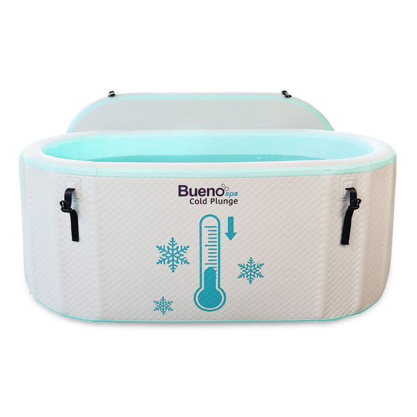 Buenospa Alaska Home Inflatable Cold Plunge Tub with Chiller/Heater – 1 Person, 66 Gallon (WM00853)