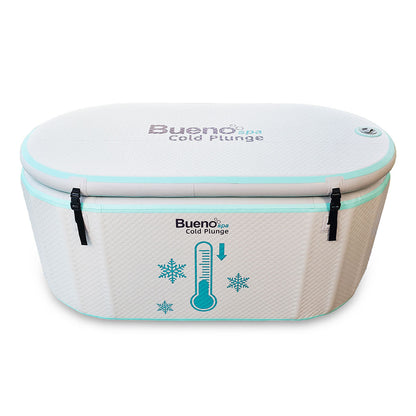 Buenospa Alaska Home Inflatable Cold Plunge Tub with Chiller/Heater – 1 Person, 66 Gallon (WM00853)