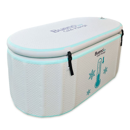 Buenospa Alaska Home Inflatable Cold Plunge Tub with Chiller/Heater – 1 Person, 66 Gallon (WM00853)