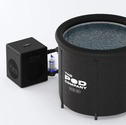 The Pod Chiller 2.0 for Cold Plunge Tubs, Wifi App Control, Cools to 37°F, 145 GPH Water Filtration & Circulation System, Energy Efficient Cold Therapy Chiller for Ice Baths & Recovery