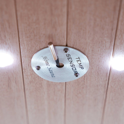 Single-Person Far Infrared Sauna – 7 Carbon Heating Panels, Starry Sky Ceiling, Bluetooth Audio
