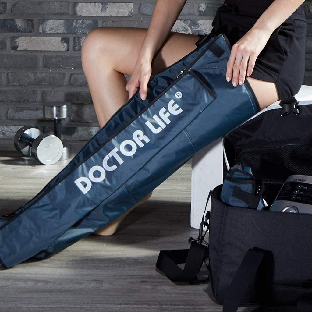 Lx9Max Full Body (A) - Sequential Air Compression Recovery System : Device + Legs (L) + Arm + Waist + Bag