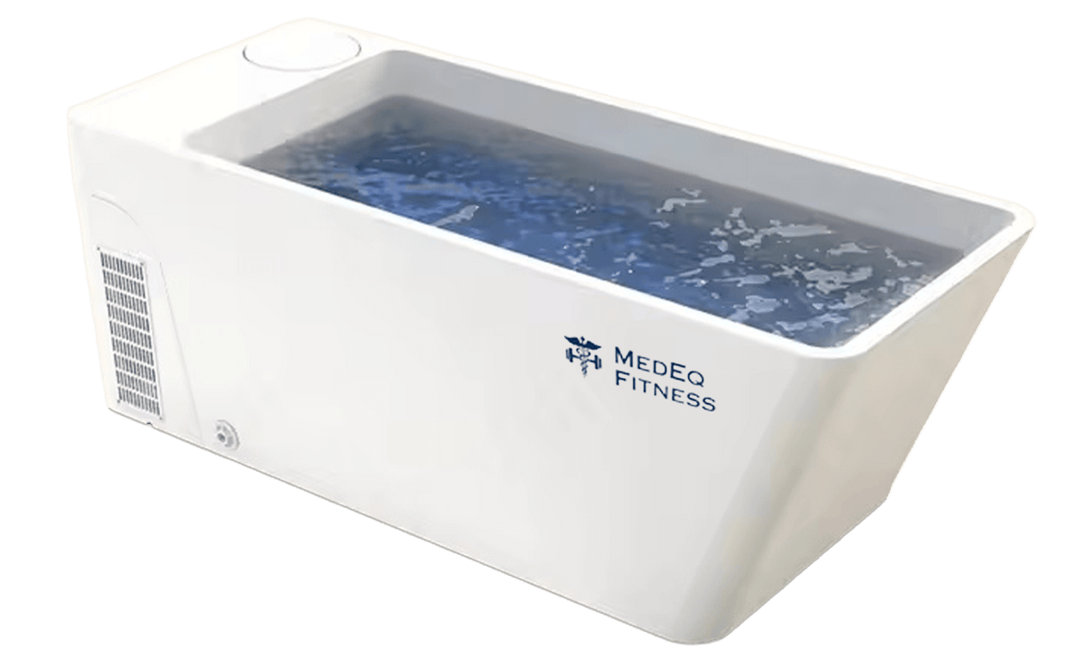 Gurgle Acrylic All-In-One Cold & Hot Plunge Pool with Built-In 1 HP Chiller/Heater and Massage Jets