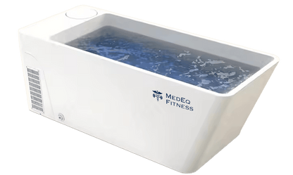 Gurgle Acrylic All-In-One Cold & Hot Plunge Pool with Built-In 1 HP Chiller/Heater and Massage Jets