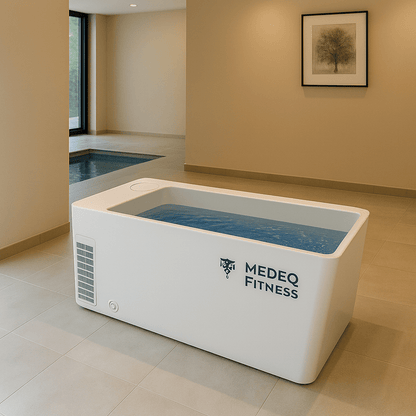 Gurgle Acrylic All-In-One Cold & Hot Plunge Pool with Built-In 1 HP Chiller/Heater and Massage Jets