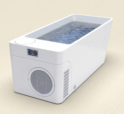 Gurgle Acrylic All-In-One Cold & Hot Plunge Pool with Built-In 1 HP Chiller/Heater and Massage Jets