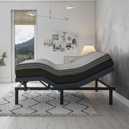 BT3000 King Adjustable Bed Base With Head and Foot Position Adjustment