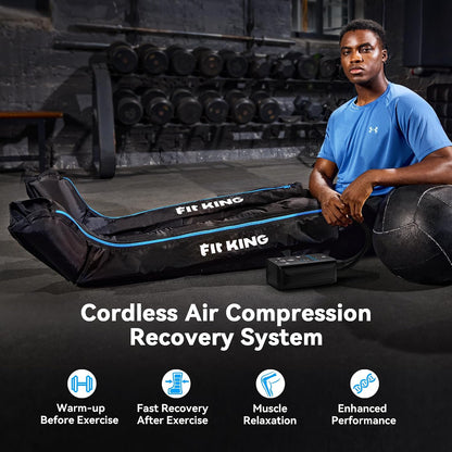 Air Compression Recovery System, Cordless 5-Zone Leg Massager