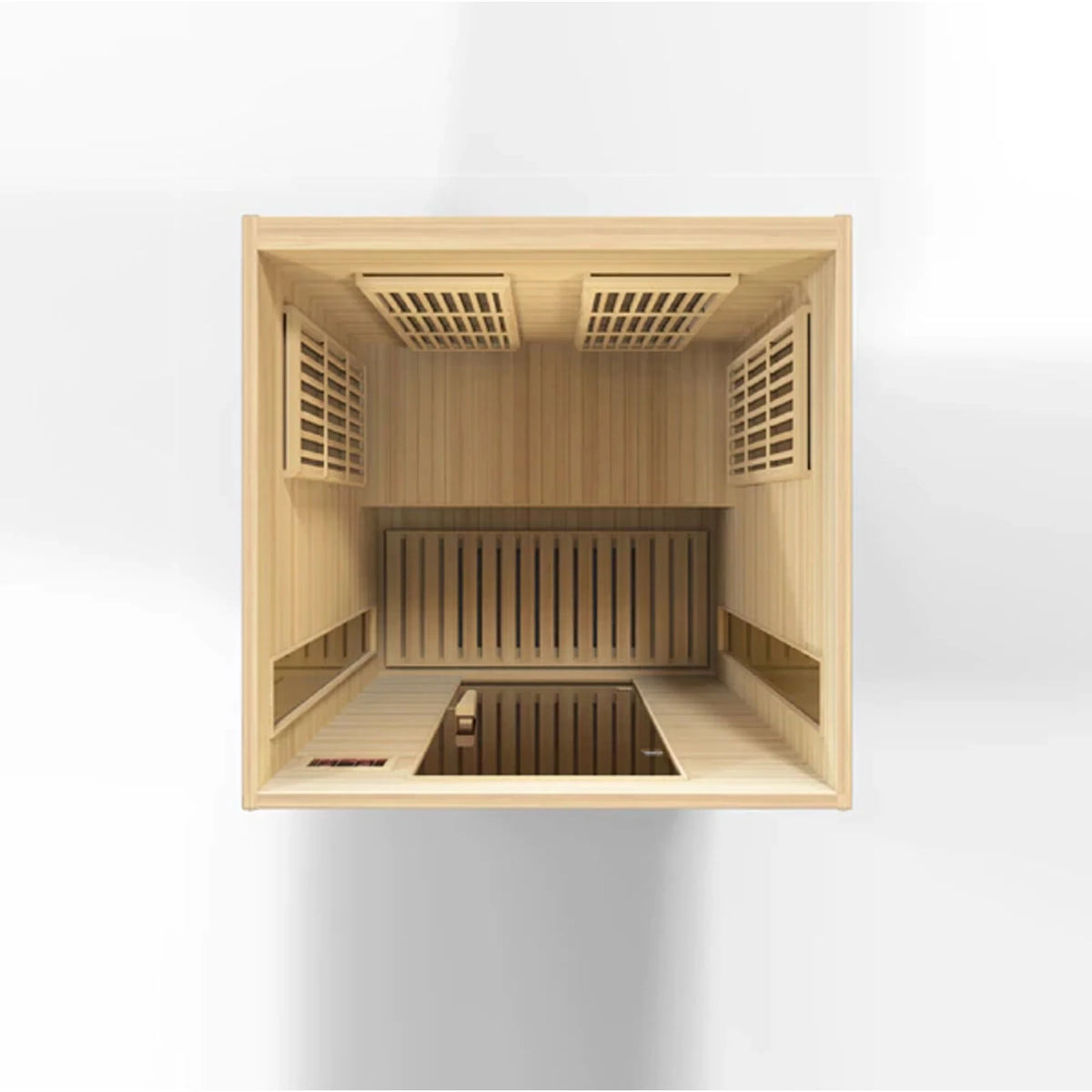 2-Person Low EMF (Under 8MG) FAR Infrared Sauna (Canadian Hemlock)