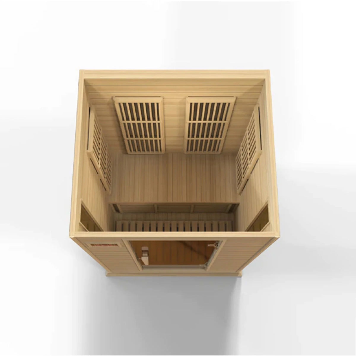 2-Person Low EMF (Under 8MG) FAR Infrared Sauna (Canadian Hemlock)