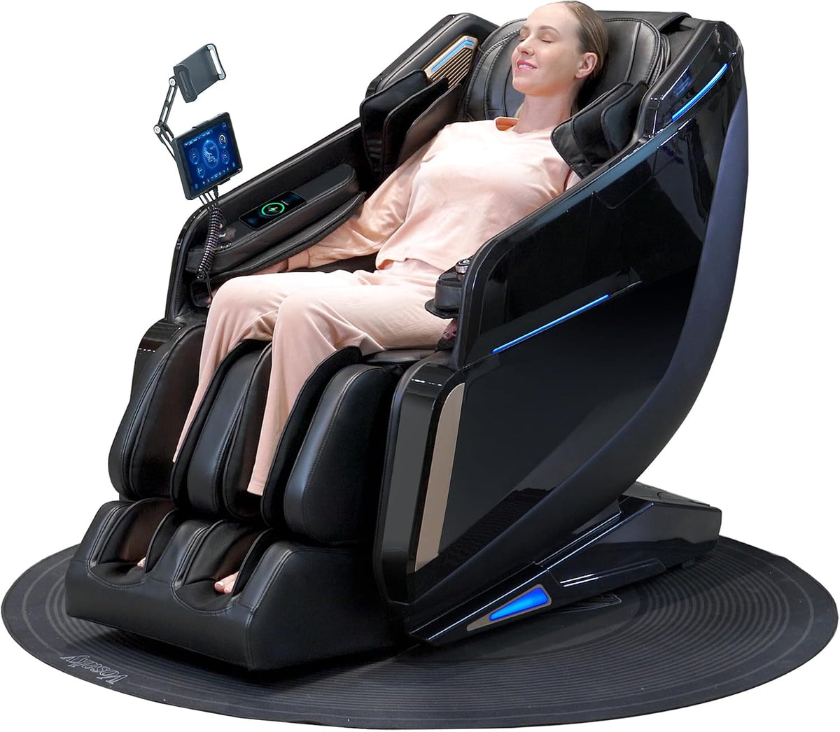 4D Massage Chair Full Body Extended Sl-Track Zero Gravity Shiatsu Recliner