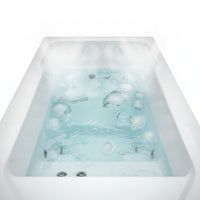 LifeTrend Alta 2-in-1 Hot & Cold Plunge – 61 Gallon Acrylic Tub with Balboa Chiller/Heater, UV Ozonator and Insulated Cover (SCS-ALTA01)