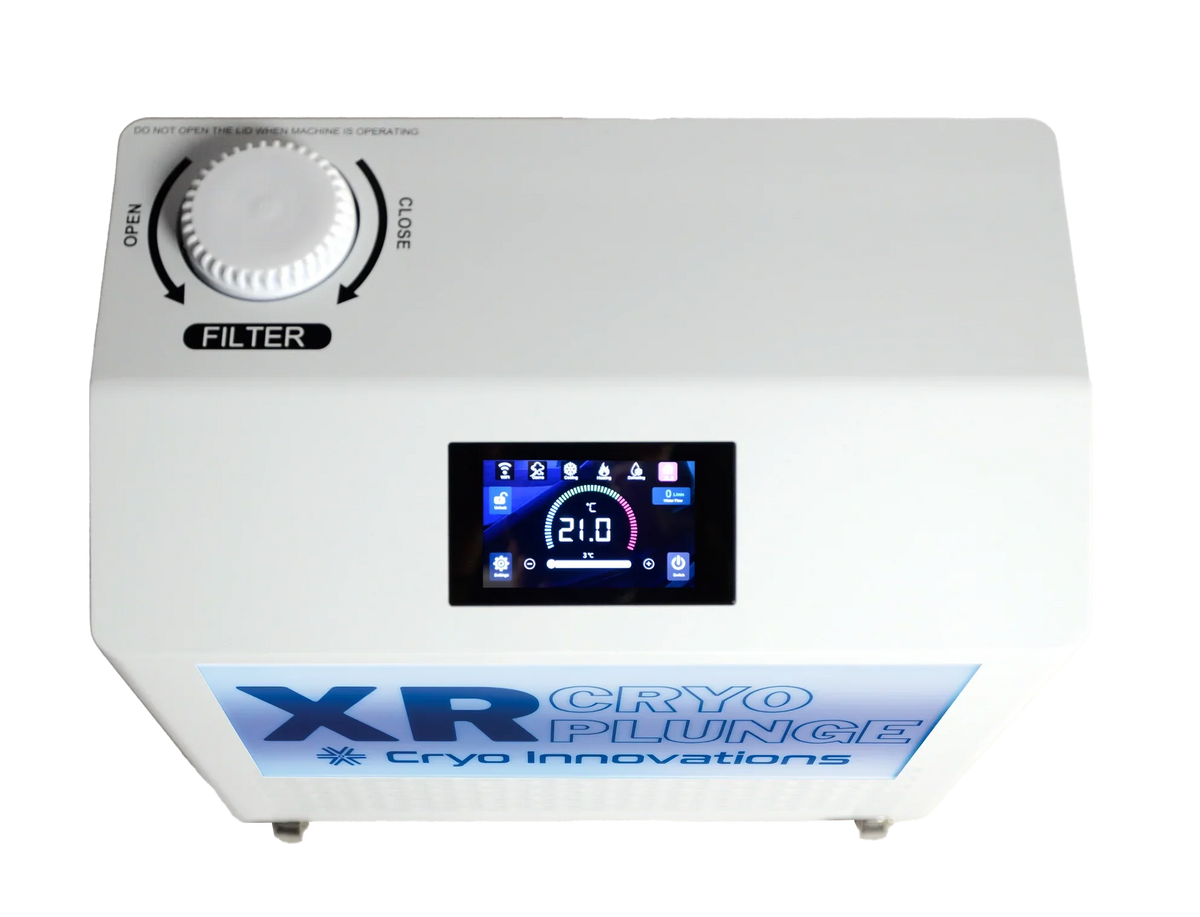 XR Cryo Plunge Acrylic Tub with 2025 Chiller/Heater — Cold and Hot, Two Sizes