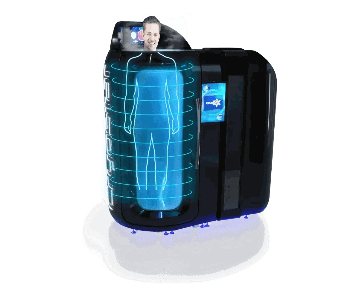 Vacuactivus Antarctica Electric Cryotherapy Chamber — Nitrogen-Free, Head-Out, Simple or Grand